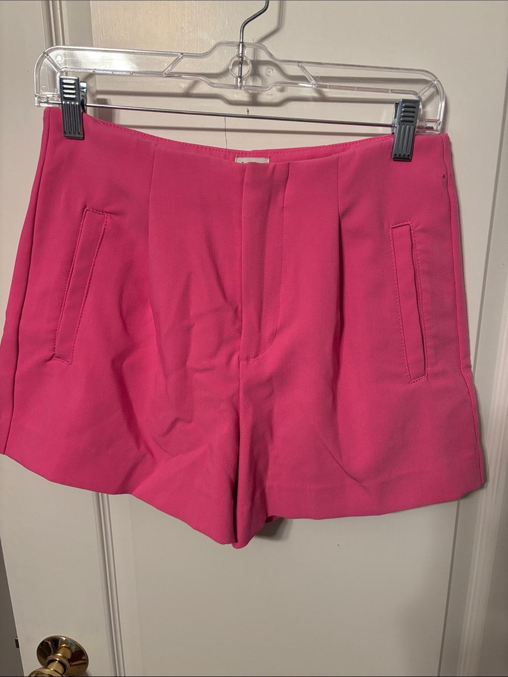 a new day Hot Pink High Waist Tailored Shorts